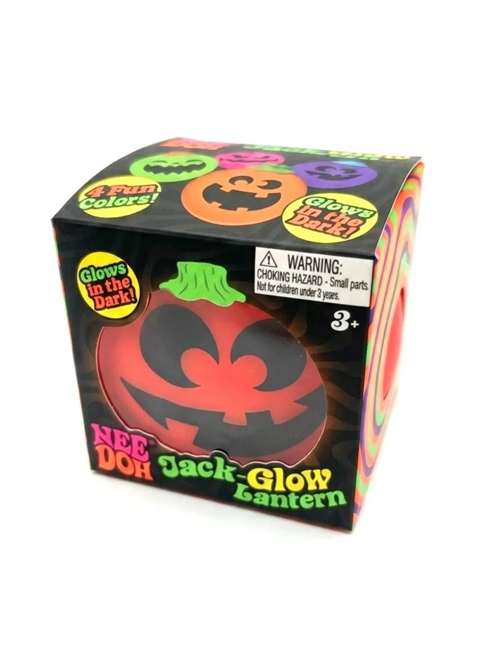Jack-Glow Lantern NeeDoh HTF 🎃 NEW rare Halloween pumpkin Nee Doh sensory toy